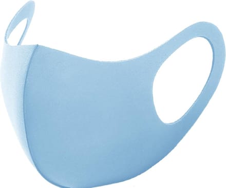 Wasbaar Mondkapje Blauw Wasbaar Mondmasker Elastisch Mondkapjes