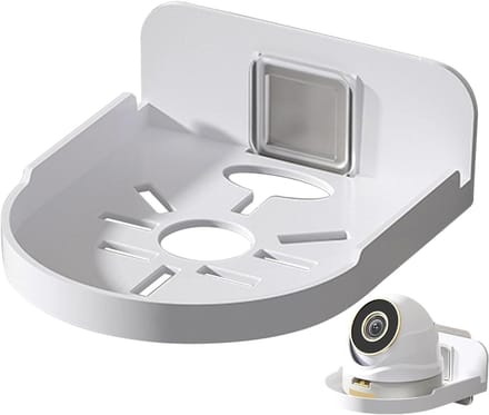 Camera muurbeugel - Veiligheidscamera houder - Veilige montage - Zelfklevende basis - 43 x 25 x 43 mm - Wit