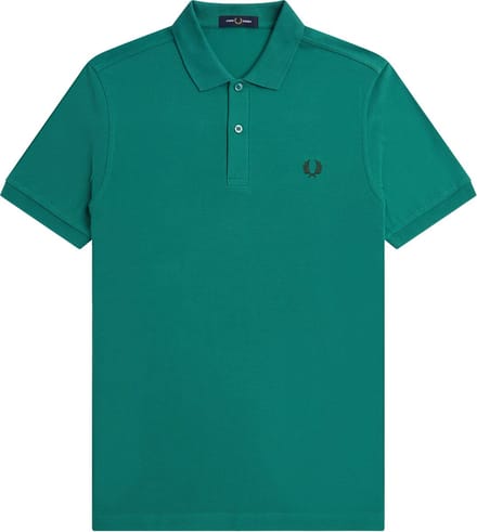 Fred Perry M3600 polo twin tipped shirt - pique - Deep Mint - Maat: S