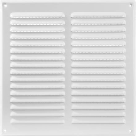 Vierkant Ventilatie Rooste Wit Metaal 25,4 cm x 25,4 cm Binnen Buiten