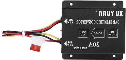 Power Converter 24V naar 12V - Elektrische Spanning Reducer (20A / 240W) - Auto Step Down Transformer