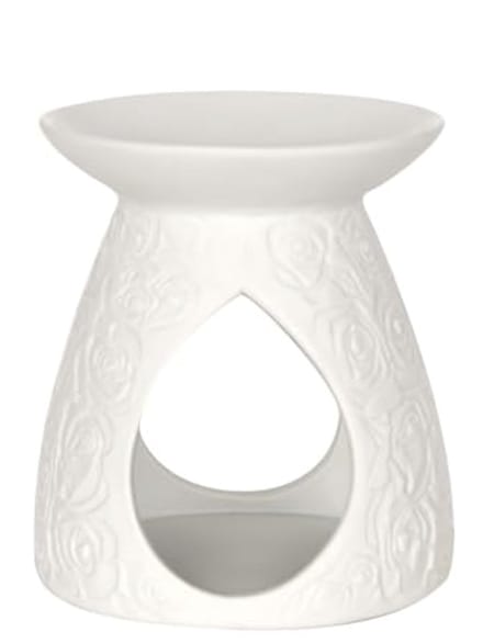 Elegante geurbrander met rozenmotief voor geurverspreiding