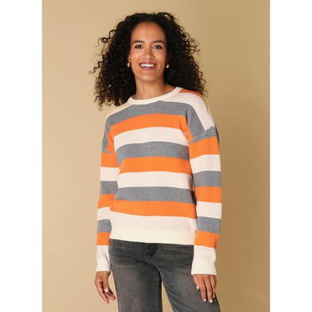 IVY BEAU Rika Tops - Mandarin orange/Mult - maat 44