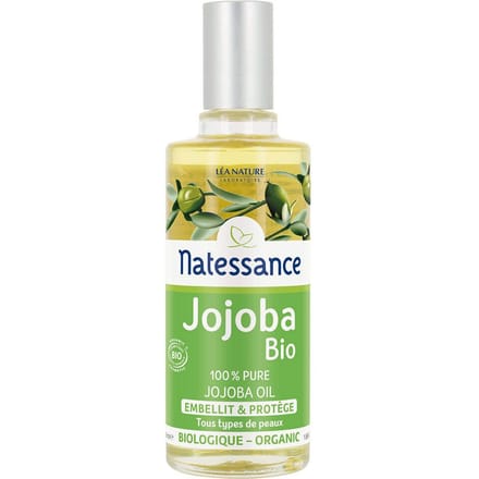Natessance Biologische Jojobaolie 100% Puur Koudgeperst 50 Etherische olie