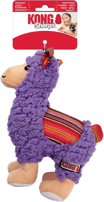 KONG Dog Toy Sherps Llama Medium 17x20cm