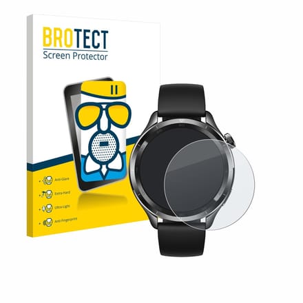 BROTECT - Screenprotector voor Xiaomi Watch S4 (47 mm) - Folie Beschermfolie Beschermglas matte