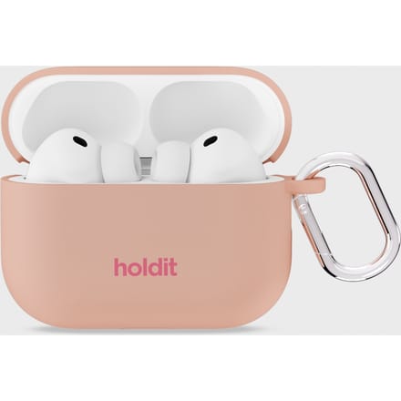 Holdit Solid Silicone Case voor de Apple AirPods Pro 3 - Bare Pink