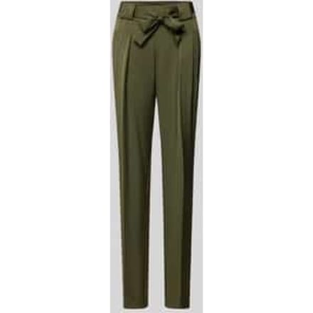 Broek met bandplooi