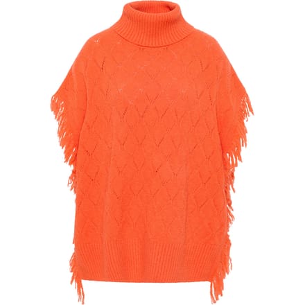 IZIA gebreide poncho gaya