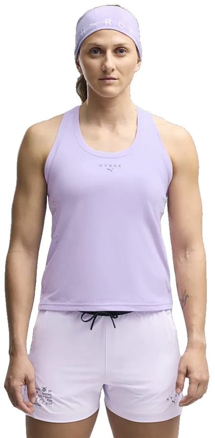 Puma X Hyrox Pwrmode Mouwloos T-shirt Paars S Vrouw