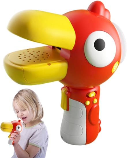 Megafoon Stemwisselaar - Speelgoed Geluid - Grappen Maken - Cartoon Vogel Design - 16 x 12 x 19 cm