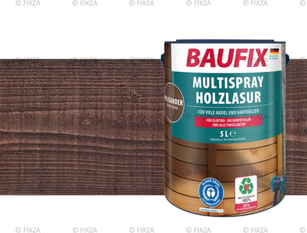 BAUFIX Multispray houtbeits 5 liter (Palissander zijdeglans)