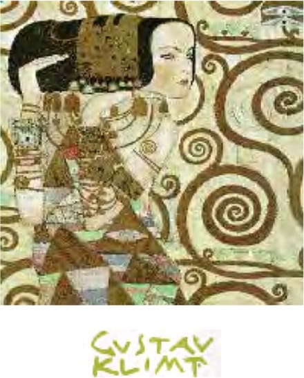 Mini kunstposter - Gustav Klimt - The Waiting - 24x30 cm