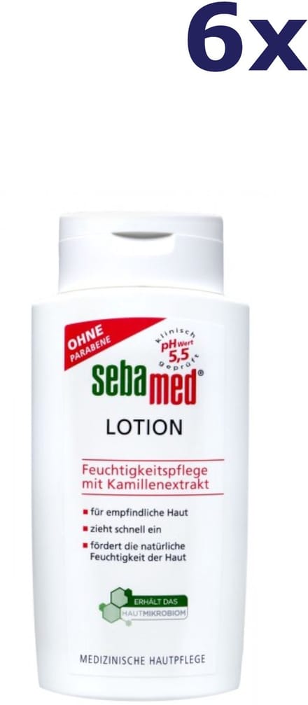 6x Sebamed Lotion 400 ml