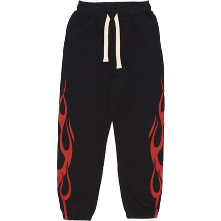 Lichtgewicht heren trainingsbroek Flames Pants Zwart/rood