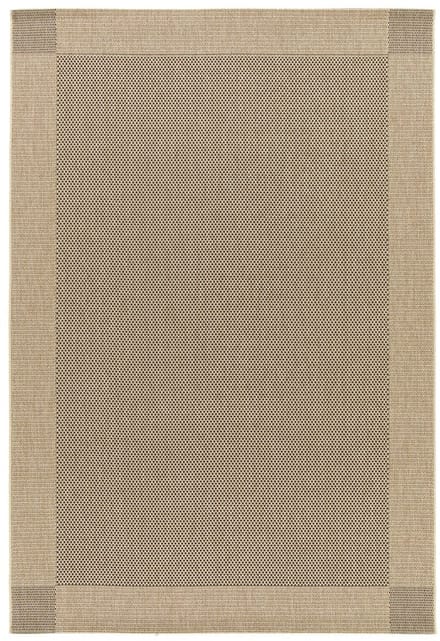 Buitenkleed - Bask Frame beige/zwart 200x290