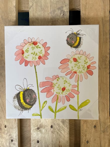 Alex Clark Canvas Bee Medium - Canvas doek Bijen