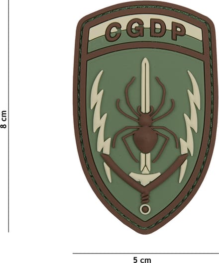 Embleem 3D PVC CQDP multi