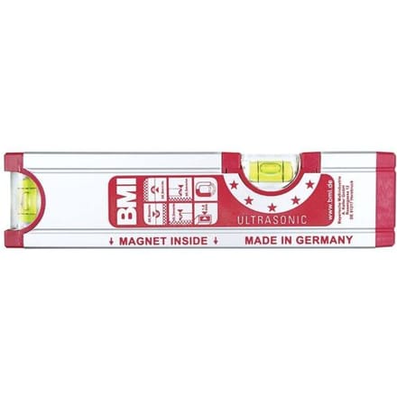BMI Magnet-Wasserwaage 20cm ULTRASONIC 692020M Waterpas Incl. magneet 200 mm 0.5 mm/m