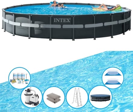 Intex Zwembad Ultra XTR Frame - Zwembad Bundel - 732x132 cm