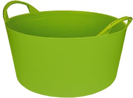 Talen Tools - Flexibel kuipje - Met hendels - Kunststof - 12 liter - Groen