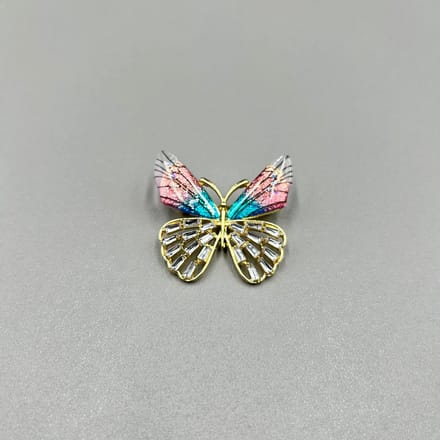Vlinderbroche - Elegante Broche met Kristallen | Twinolo