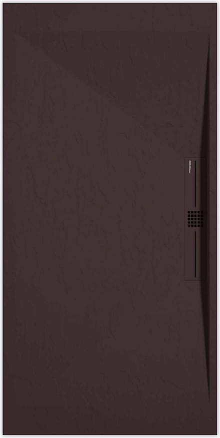 Sanifun douchebak Stone Side Chocolate Slate 1100 x 800 P