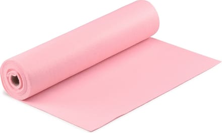 Vaessen Creative Vilt op Rol - Lichtroze - 1 mm - 45 cm x 5 m
