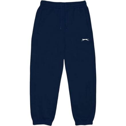 Slazenger Effen joggingbroeken van fleece voor kinderen (Marine)