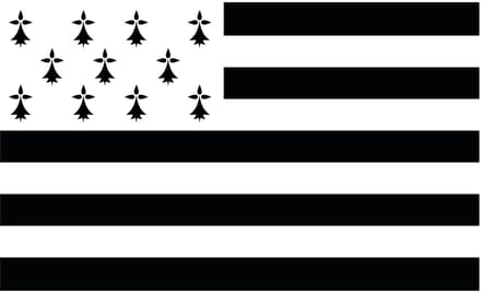 PTIT CLOWN - Bretagne supportersvlag 150 x 90 cm