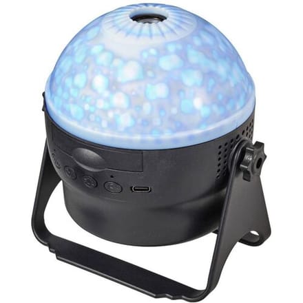 WS-MS5W02D LED-tafelprojector Galaxy LED RGB Zwart