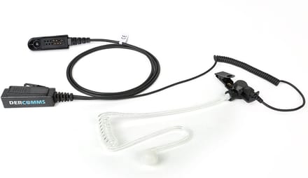 DerComms® Surveillance oortje voor Motorola GP serie portofoon GP340 MTP700