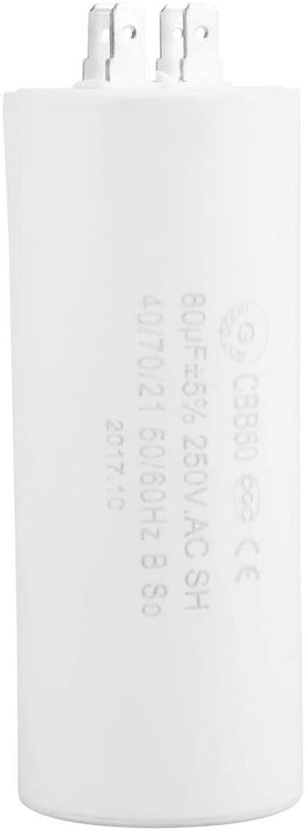 CBB60 Motor Condensator 80uF 250V AC voor Waterpomp en Compressor