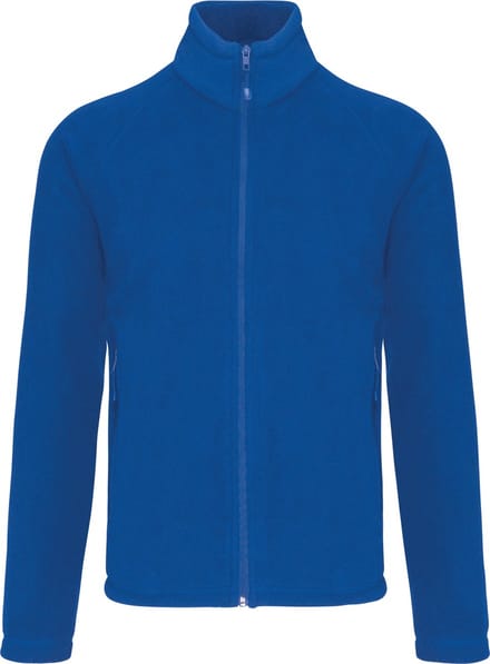 Kariban Microfleece met rits en raglanmouwen heren K917 - Royal Blue - S