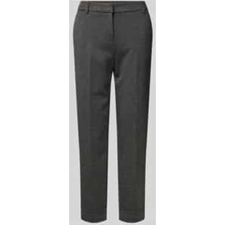 Stoffen broek met achterzakken