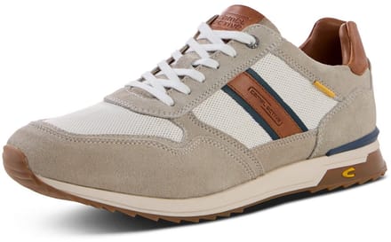 camel active Sneaker met rits aan binnenzijde - Maat menswear-44 - Beige