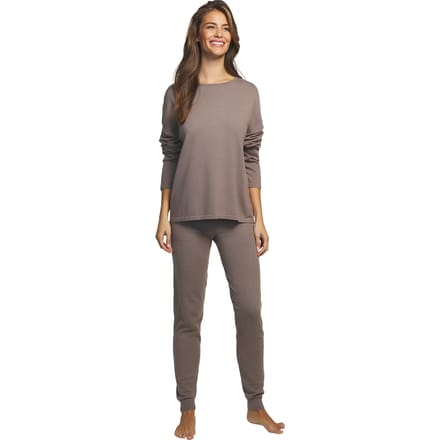 Pyjama met gebreide top voor vrouwen Selmark
