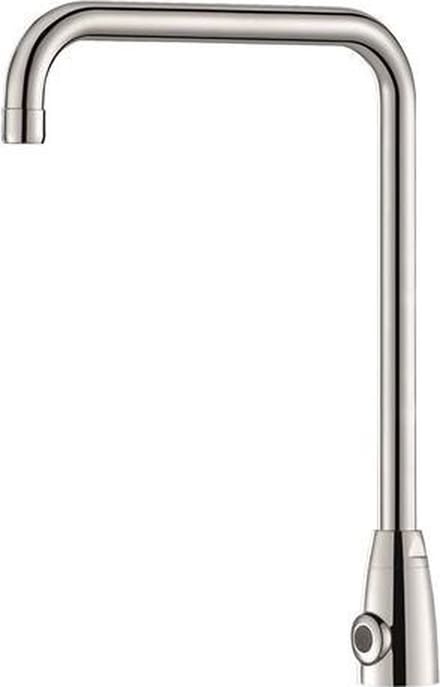 TEMPOMATIC PRO wastafelkraan M3/8 batt. 6V draaib. uitloop