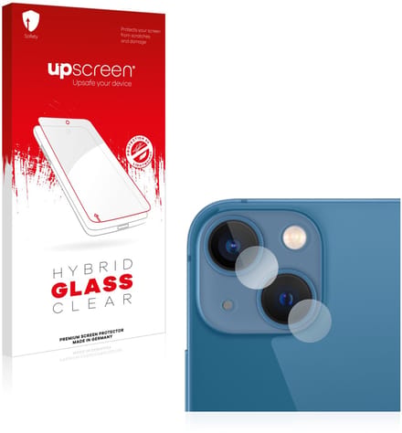 upscreen - Screenprotector voor Apple iPhone 13 mini (ALLEEN Camera Lens) - Folie Beschermfolie Beschermglas transparant