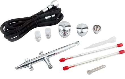 Fengda FE-186K Airbrush Pistool Set – Double Action – 2x Nozzle set
