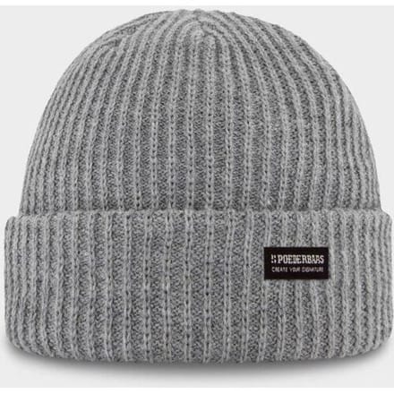 Poederbaas Muts Royal Rib Beanie Grijs