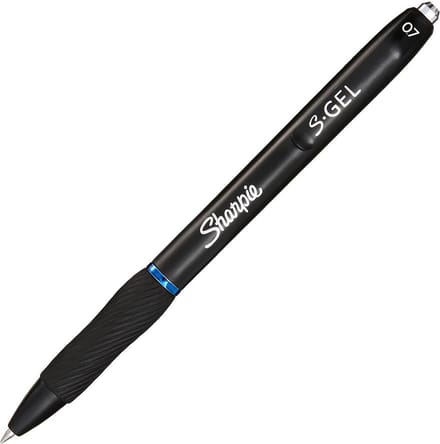 Sharpie S-Gel | Gelpennen | Medium punt (0,7 mm) | Blauwe inkt | 12 stuks