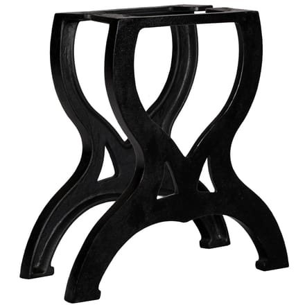 vidaXL - Salontafelpoten - 2 - st - X-frame - gietijzer
