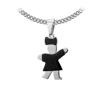 Montebello Ketting Granny - 316L Staal - Popje - 20x40mm - 45cm