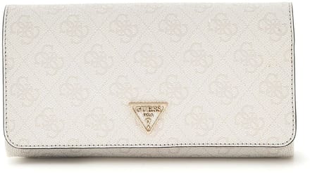 GUESS Schoudertas Noelle II Xbody Flap Organizer White Logo Wit