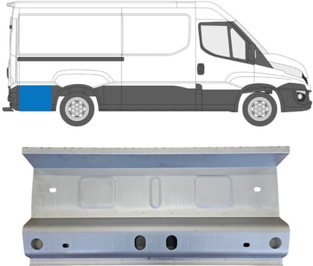 Plaatwerkdeel zijpaneel voor Iveco Daily 2014-2016 / Links = Rechts
