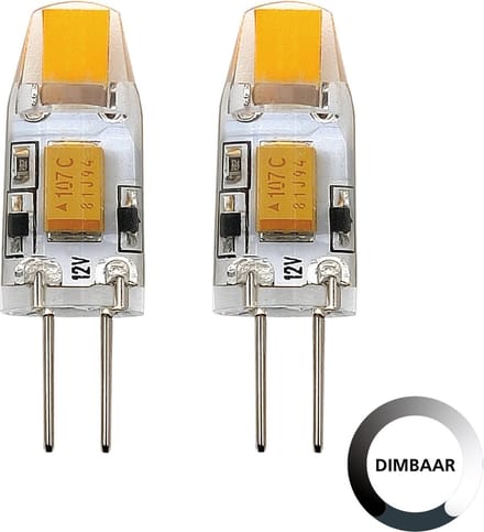 EGLO LED Lamp set 2 stuks - G4 - 3,1 cm - Dimbaar - 1,2W - 2700K