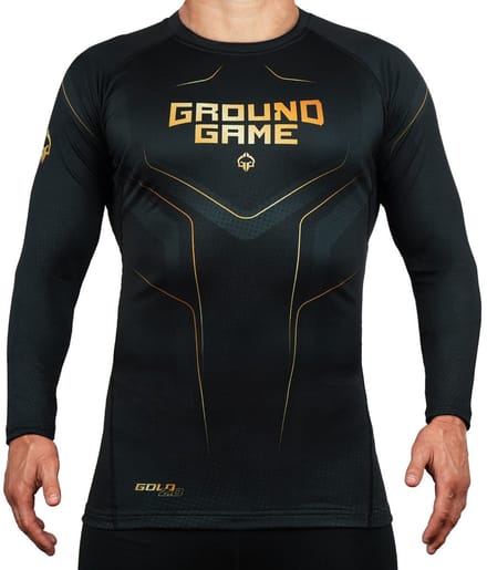 Ground Game Gold 2.0 - Rashguard - Lange Mouw - Thermoflex - Micromesh Ventilatie