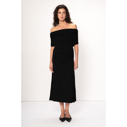 VIVEH Giada Ode Dress Black Größe: 34 | Midikleider Outlet | Damen | Schwarz
