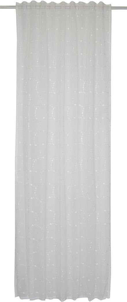 Elbersdrucke Gordijn met verborgen lussen Elin 255x140 cm wit